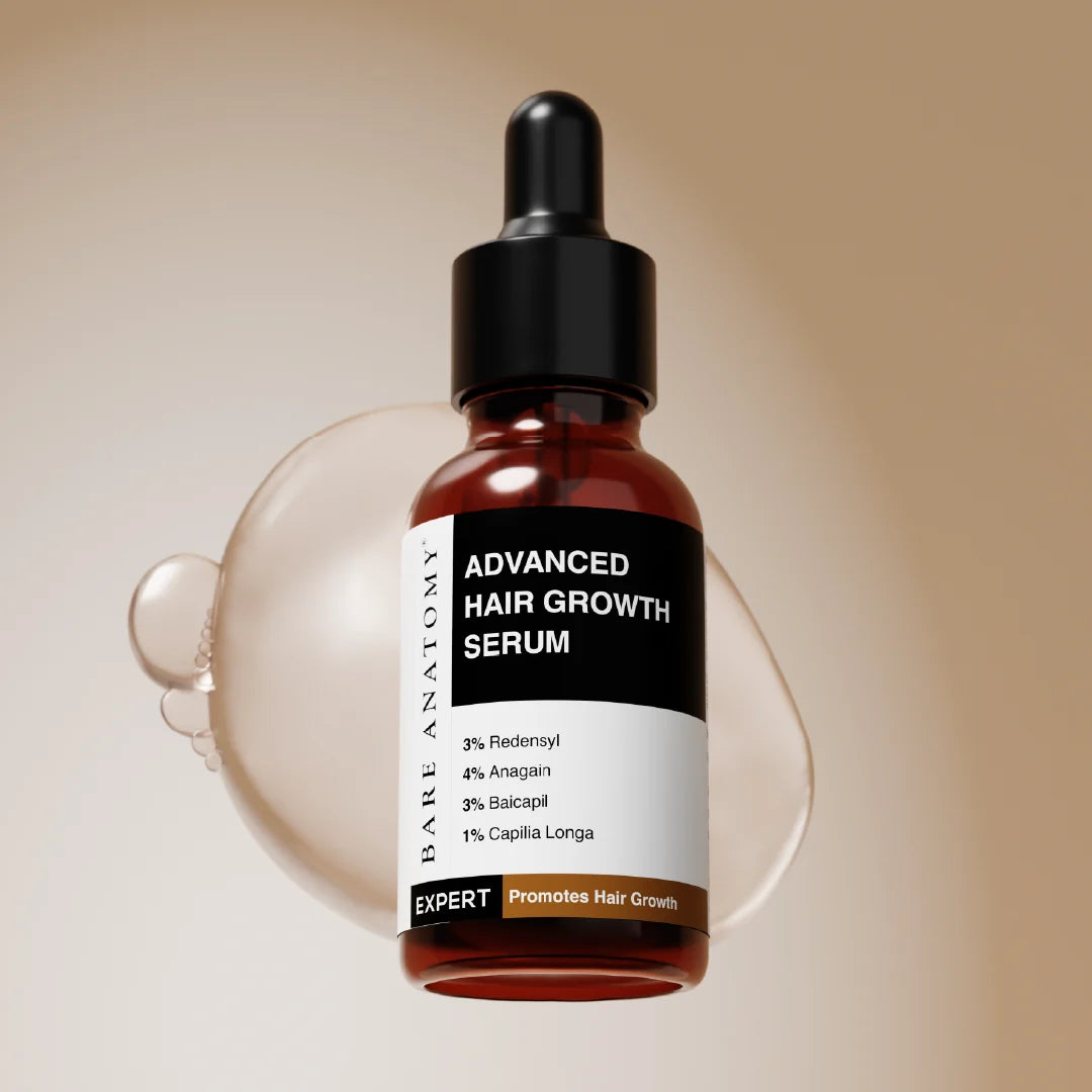 Advanced Hair Growth Serum With 3% Redensyl, 4% Anagain, & 1% Capilia Longa - 30 ml