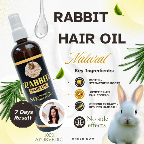 Rabit Herbal Hair Oil - 100% Effective!