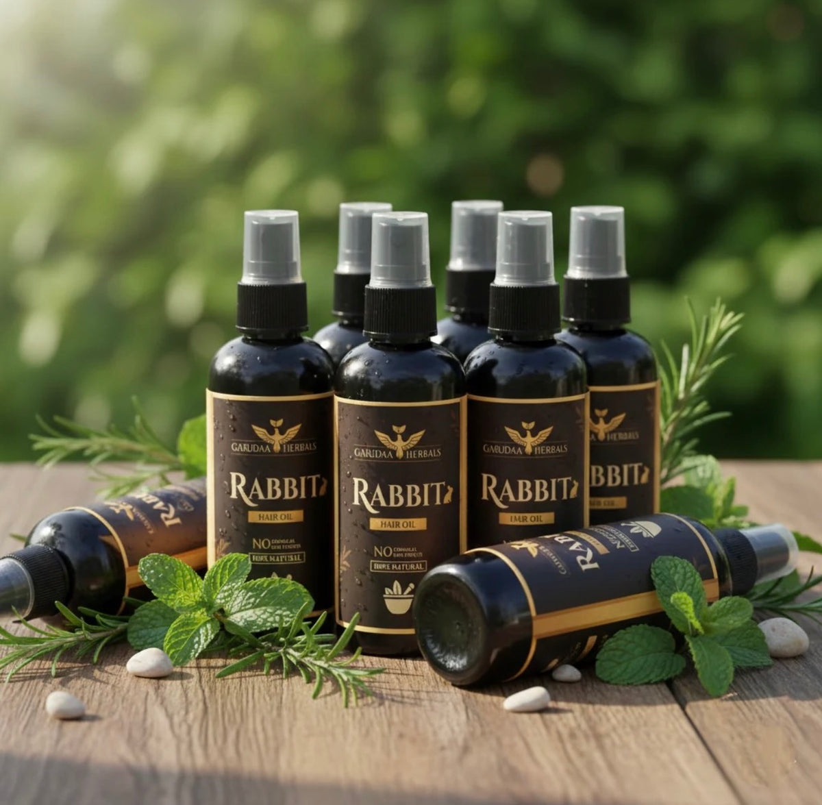 Rabit Herbal Hair Oil - 100% Effective!