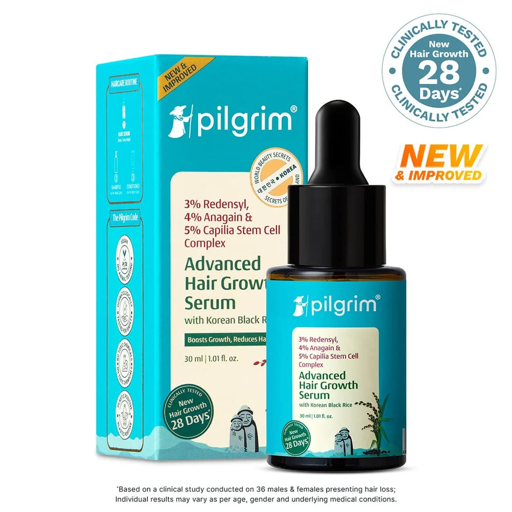 Advanced Hair Growth Serum With 3% Redensyl, 4% Anagain, & 1% Capilia Longa - 30 ml
